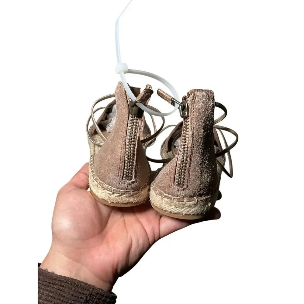 Eileen Fisher | Lace Leather Espadrille